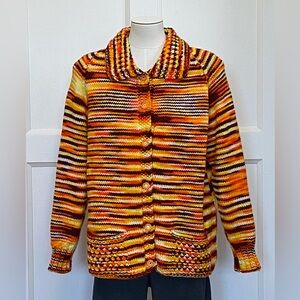 Vintage Hand Knit “Sunset” Cardigan